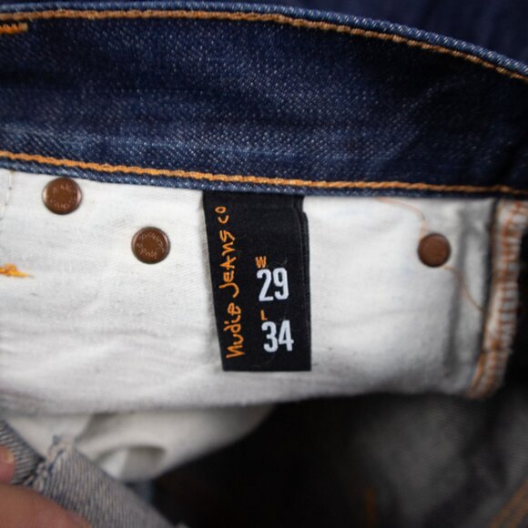 Nudie Jeans Regular Alf Dry Selvedge 29W Altered - Picture 5 of 8